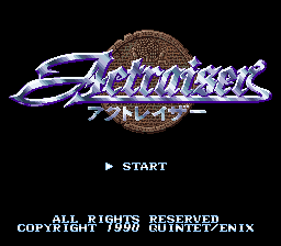 Actraiser — sstitle (JP)