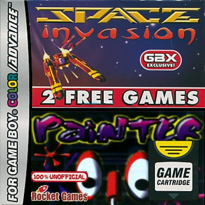 Space Invasion And Painter box art