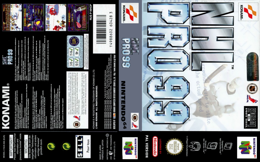 NHL Pro 99 — box-texture (EU)