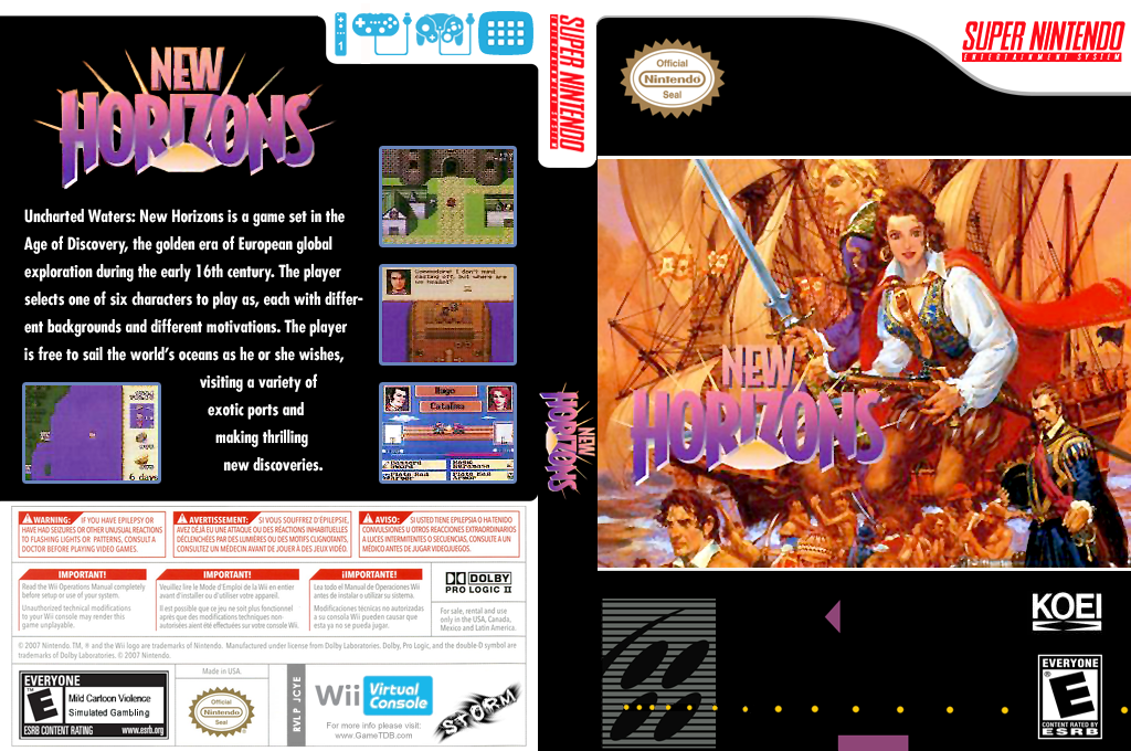 New Horizons — box-texture (US)