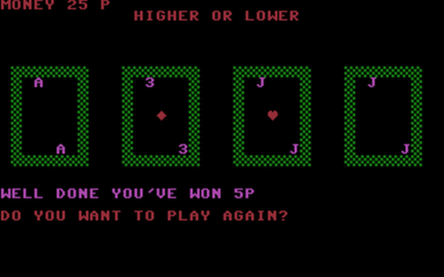 Higher Or Lower — ss (UK)