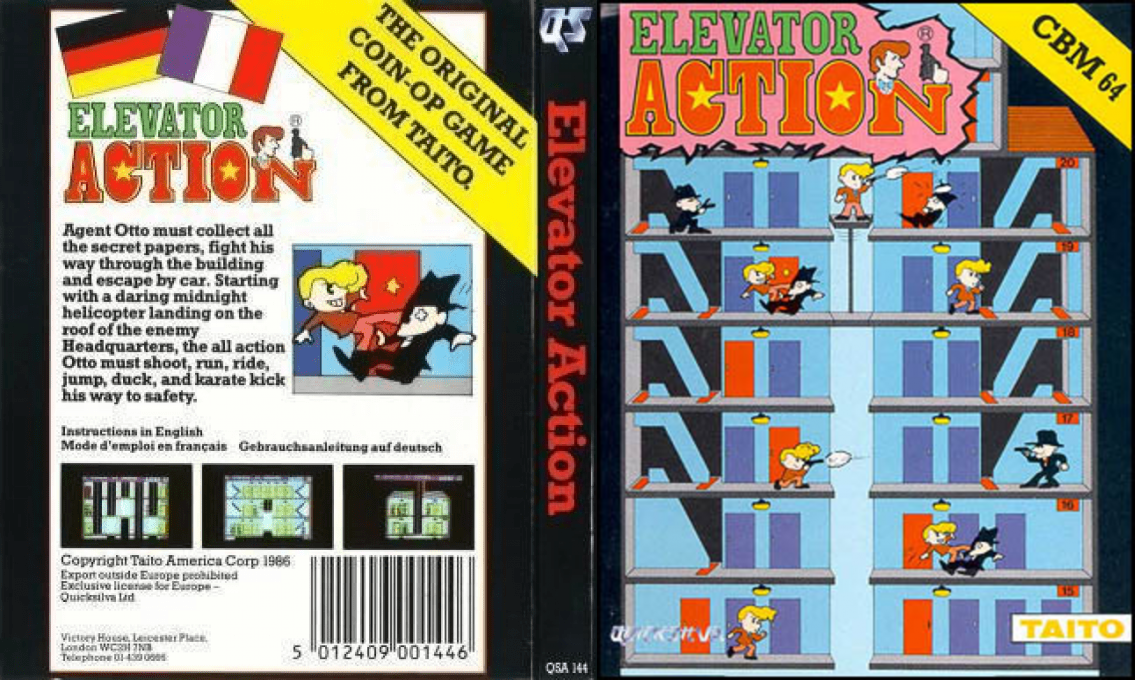Elevator Action — box-texture (EU)