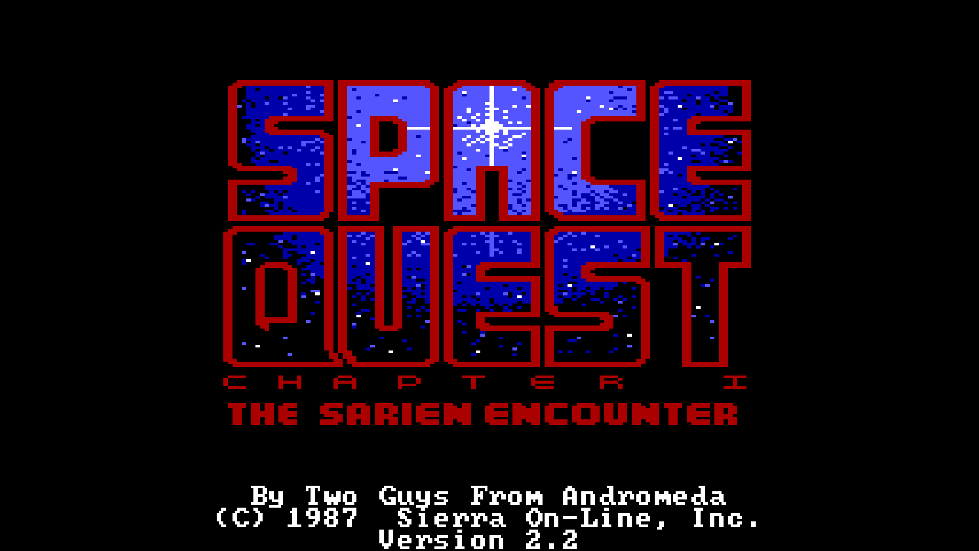 Space Quest I: The Sarien Encounter — sstitle (US)