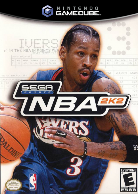 NBA 2K2 box art