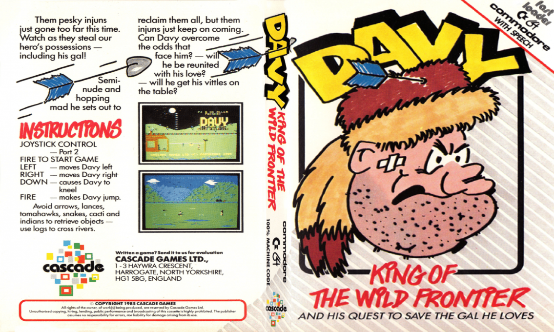 Davy : King of the Wild Frontier — box-texture (EU)