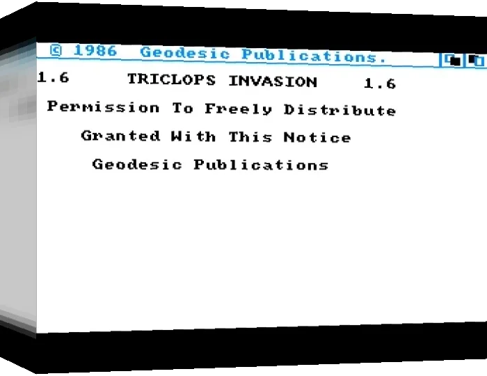 Triclops Invasion — box-3D (WOR)