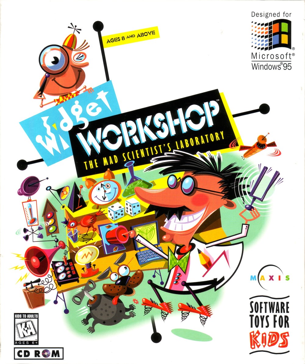 Widget Workshop: The Mad Scientist's Laboratory — box-2D (US)