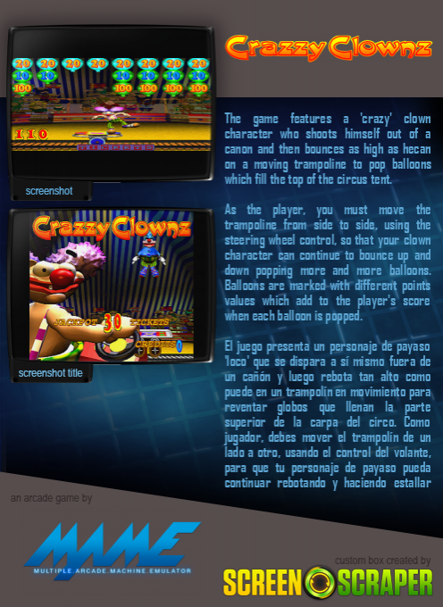 Crazzy Clownz — box-2D-back (SS)