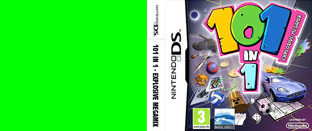 101 in 1 Explosive Megamix — box-texture (EU)