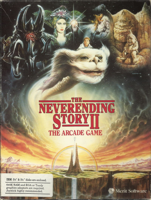 Neverending Story 2, The - The Arcade Game box art