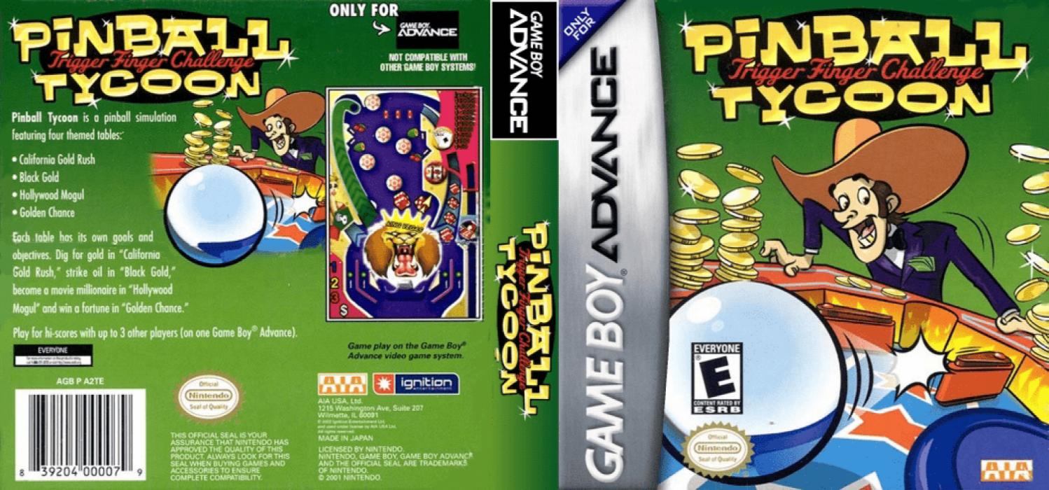 Pinball Tycoon — box-texture (US)