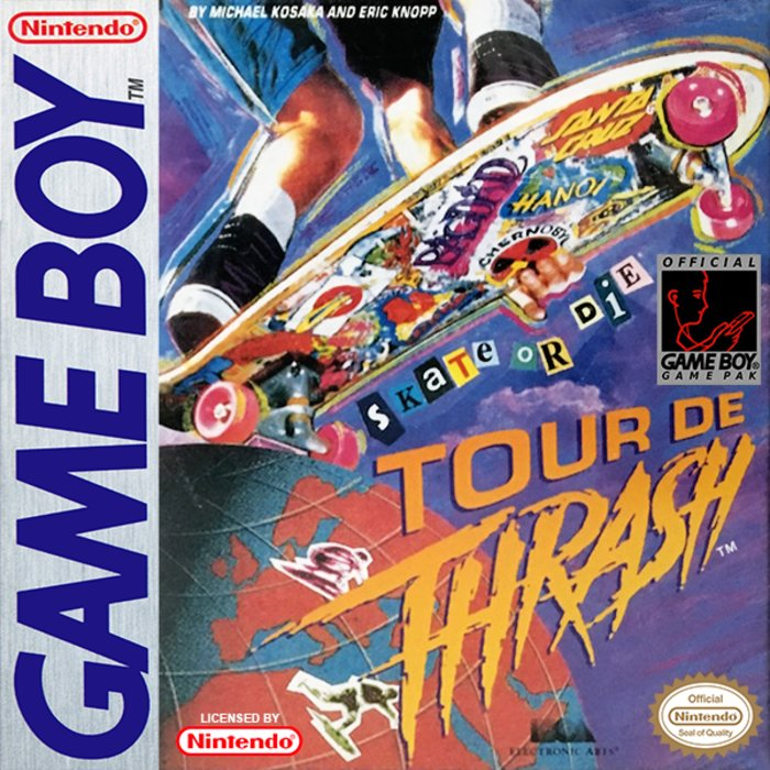 Skate Or Die - Tour De Thrash box art
