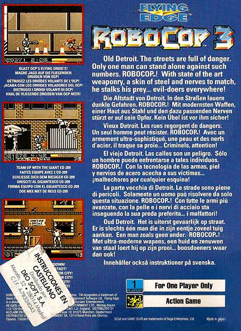 Robocop 3 — box-2D-back (EU)