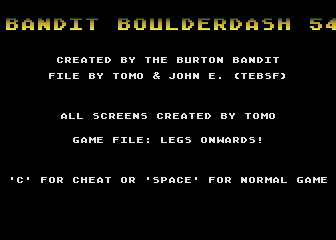 Bandit Boulderdash 54 — sstitle (WOR)