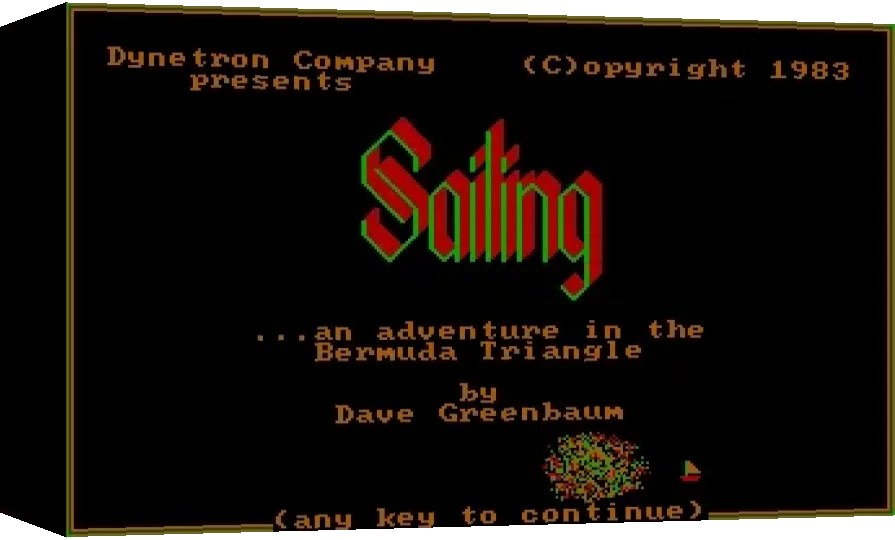 Sailing... an adventure in the Bermuda Triangle — box-3D (WOR)