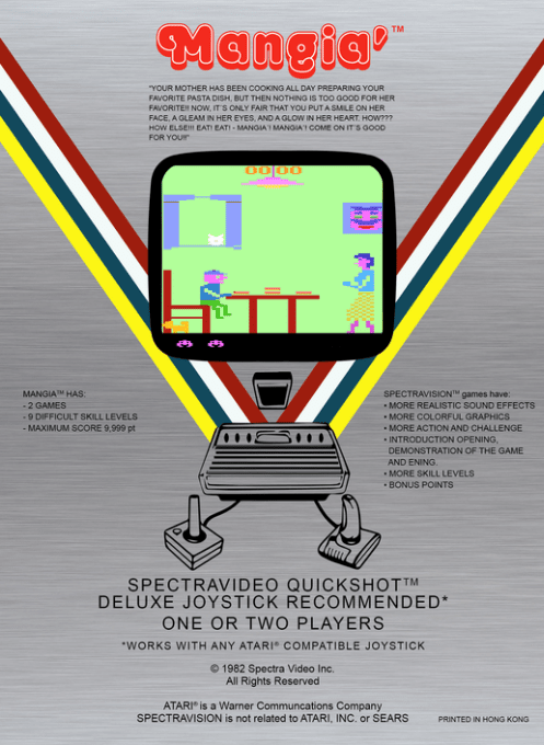 Mangia' — box-2D-back (US)