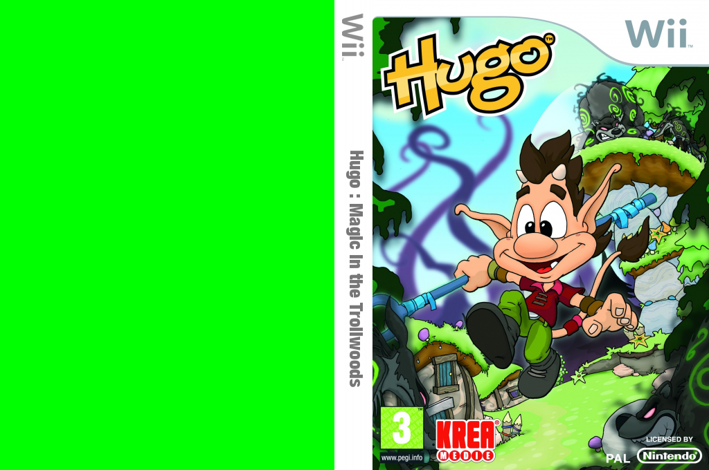 Hugo - Magic in the Trollwoods — box-texture (EU)