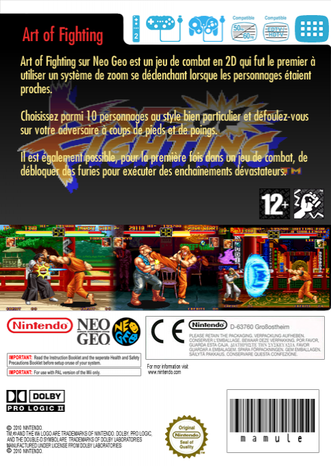 Art Of Fighting — box-2D-back (FR)