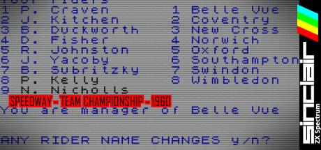 Speedway - Team Championship - 1960 — steamgrid