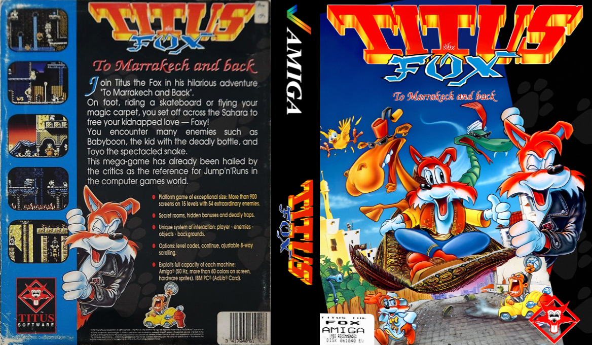 Titus the Fox — box-texture (EU)