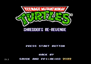 Teenage Mutant Ninja Turtles : Shredder's Re-Revenge — sstitle (WOR)