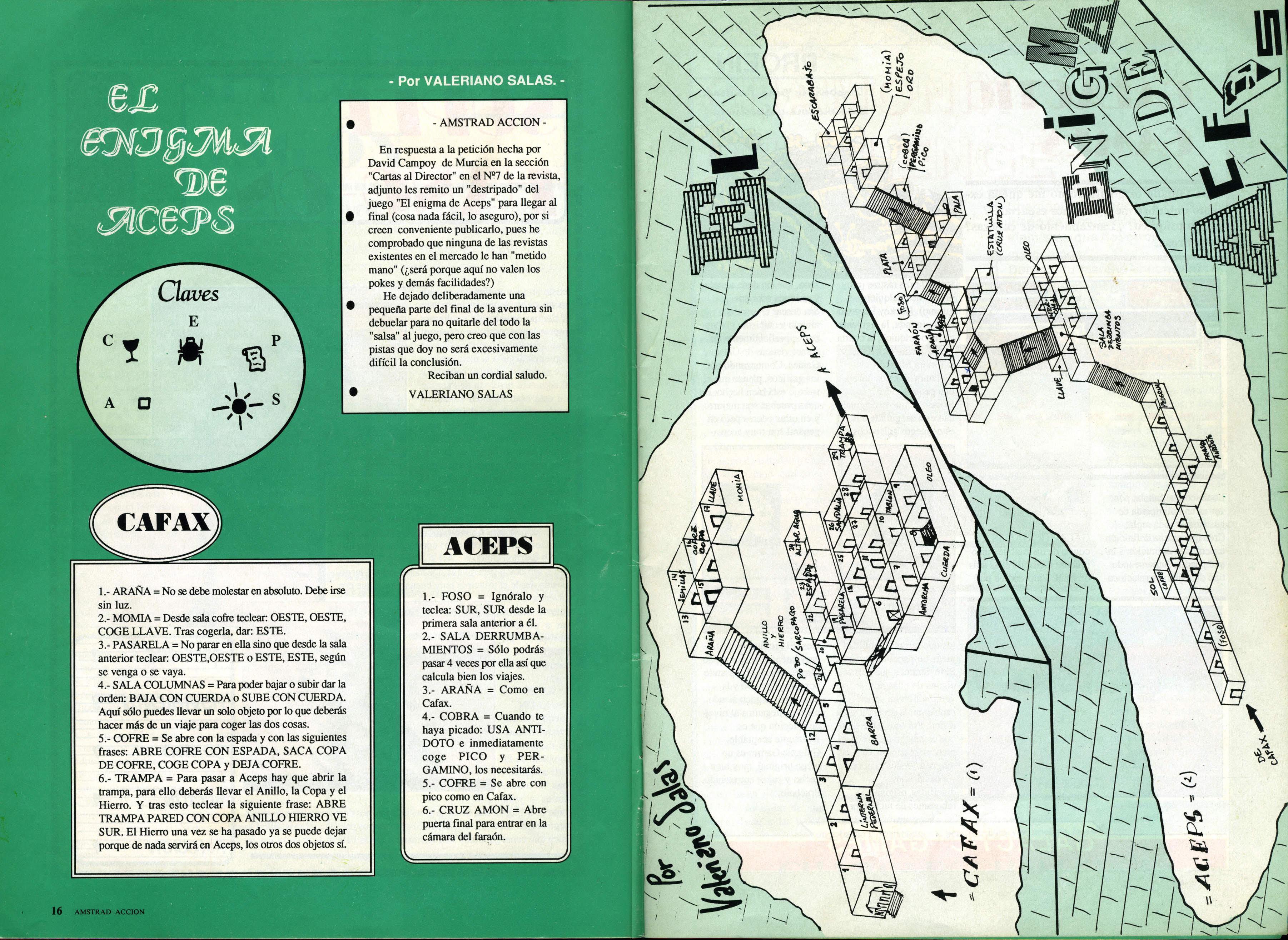 Enigma De Aceps, El — maps