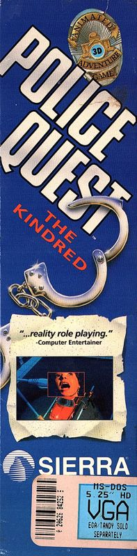 Police Quest 3 - The Kindred — box-2D-side (US)