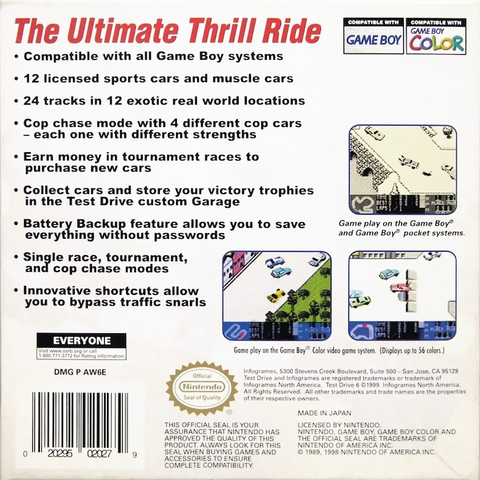Test Drive 6 — box-2D-back (US)