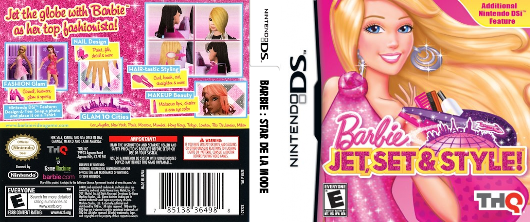 Barbie - Jet, Set & Style! — box-texture (US)