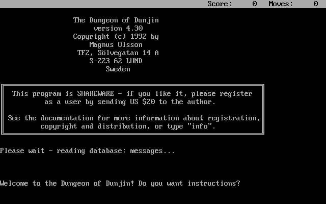 The Dungeons of Dunjin box art