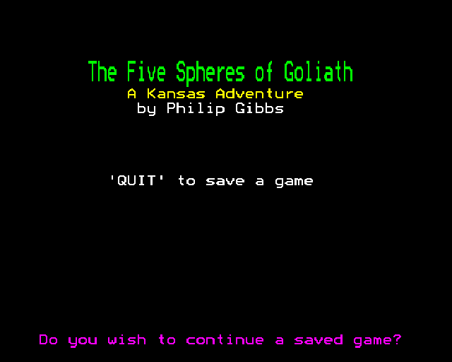 Five Spheres, The — sstitle (WOR)