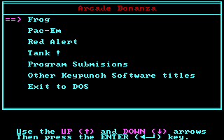 Arcade Bonanza — sstitle (WOR)