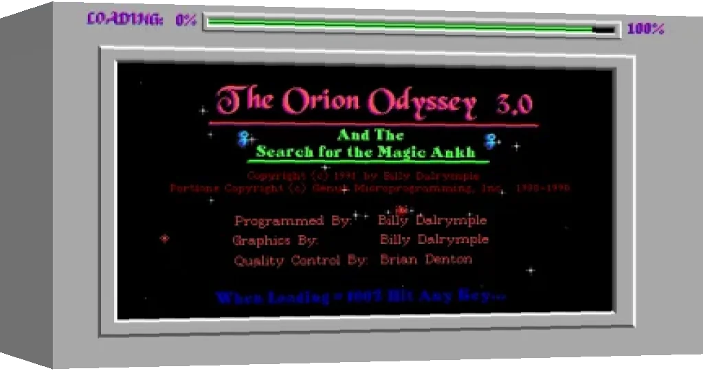 Orion Odyssey : The Search For The Magic Ankh — box-3D (WOR)