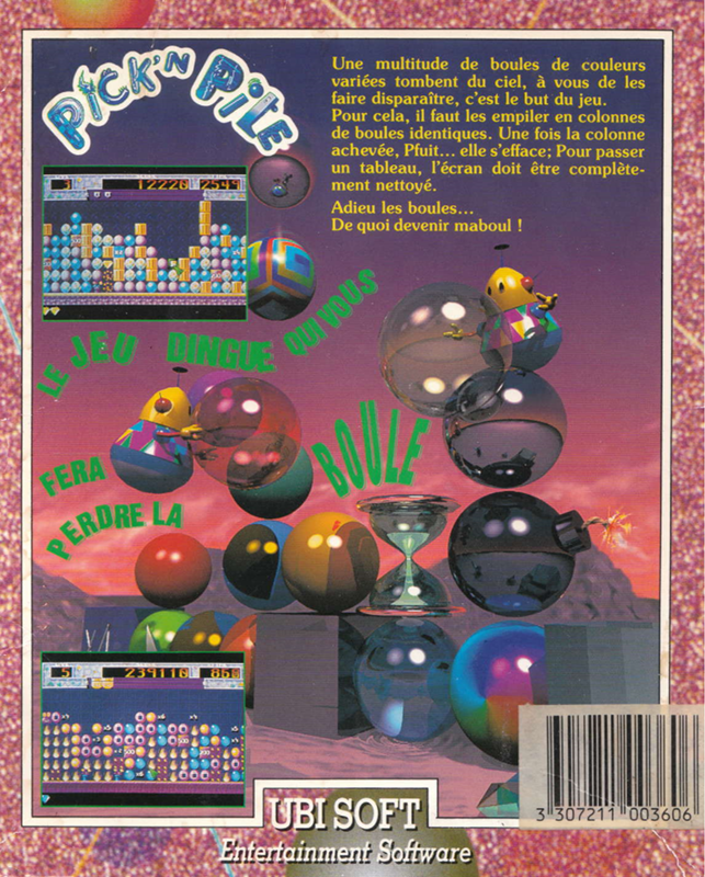 Pick'n Pile — box-2D-back (FR)