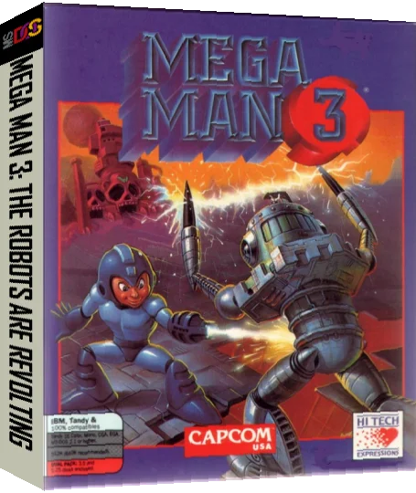 Mega Man 3 - The Robots Are Revolting — box-3D (US)