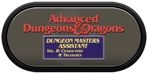 Dungeon Masters Assistant : Volume II : Characters & Treasures — wheel-carbon (US)