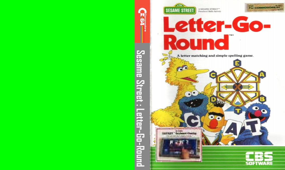 Sesame Street - Letter-go-round — box-texture (US)