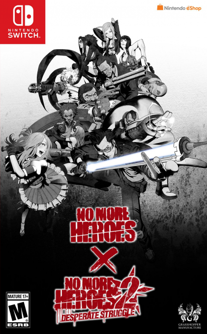 No More Heroes plus No More Heroes 2 box art