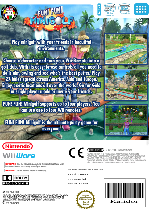 Fun! Fun! Minigolf — box-2D-back (EU)