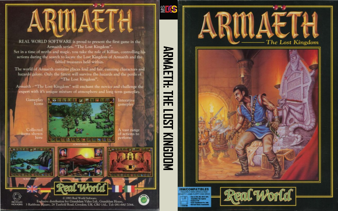 Armaeth - The Lost Kingdom — box-texture (EU)