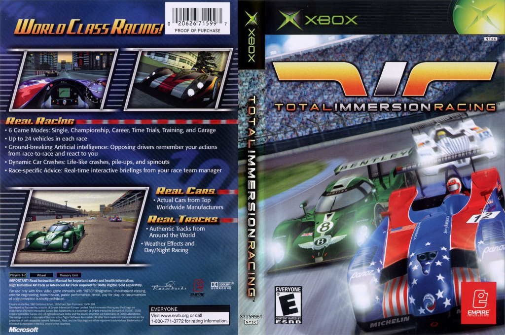 Total Immersion Racing — box-texture (US)