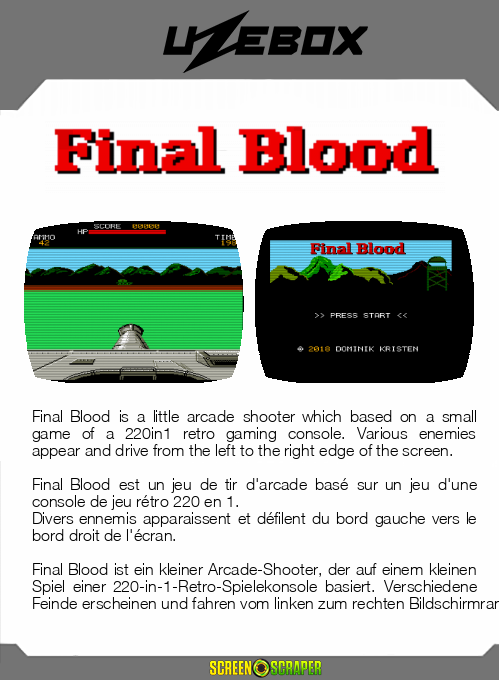 Final Blood — box-2D-back (SS)