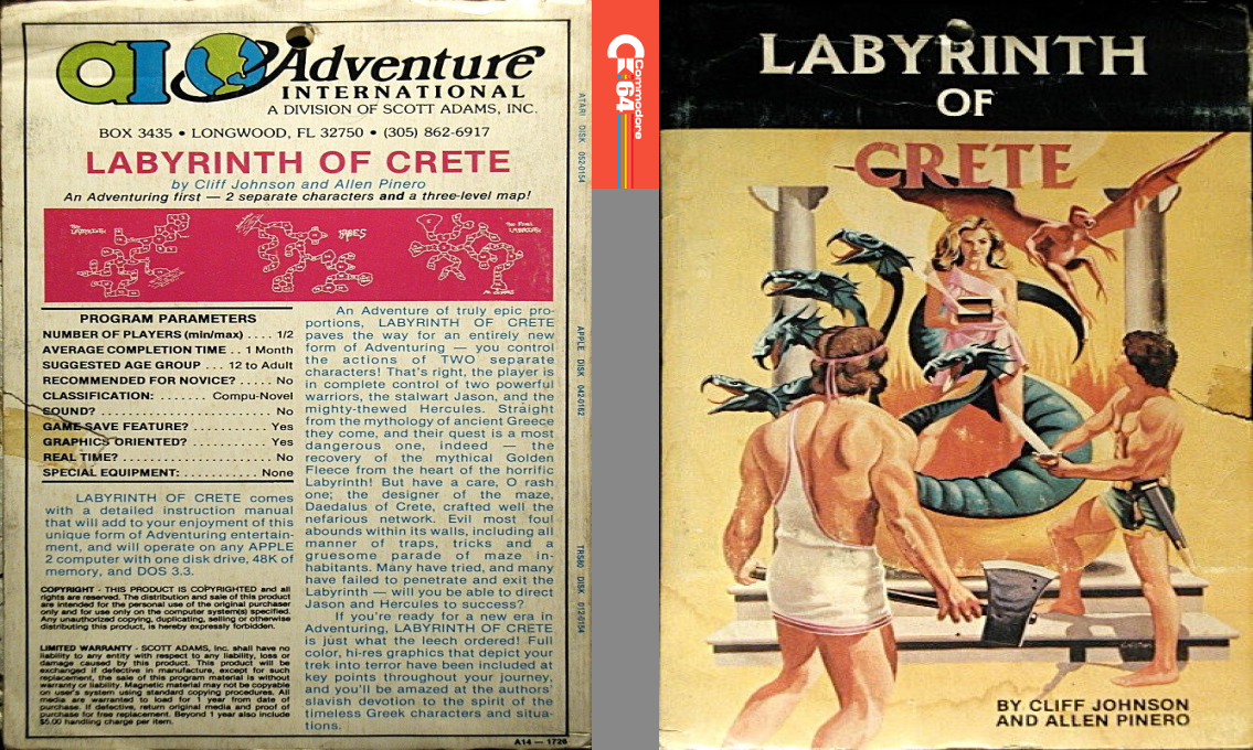 The Labyrinth Of Crete — box-texture (US)