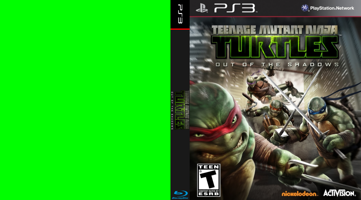 Teenage Mutant Ninja Turtles - Depuis Les Ombres — box-texture (US)