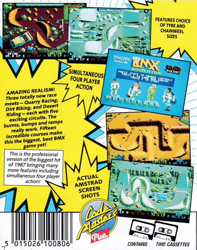Professional BMX Simulator — box-2D-back (EU)
