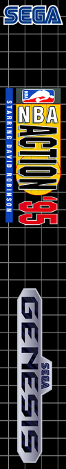 Nba Action '95 Starring David Robinson — box-2D-side (SS)