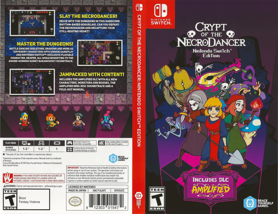 Crypt Of The Necrodancer — box-texture (US)