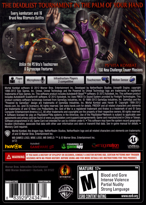 Mortal Kombat — box-2D-back (US)