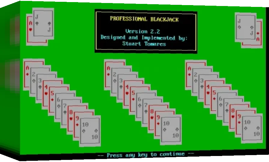 Professional Blackjack — box-3D (WOR)