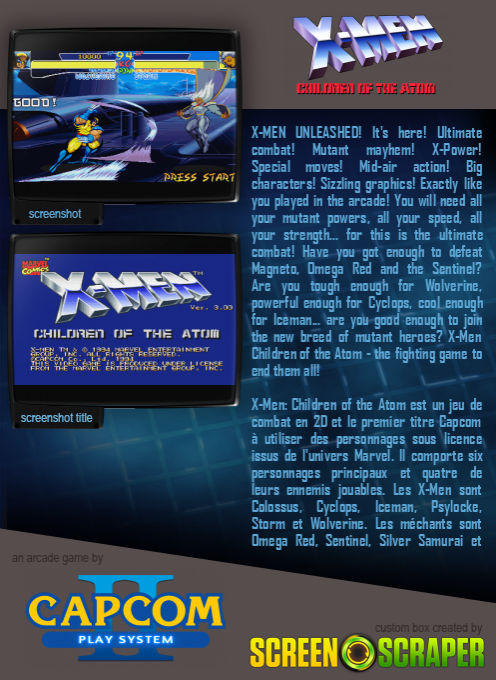 X-Men : Children of the Atom — box-2D-back (SS)